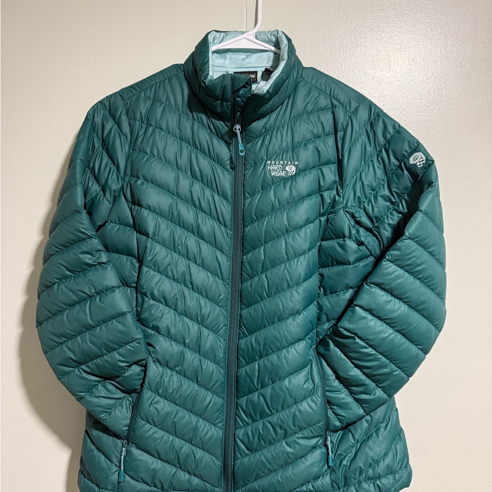 Mountain Hardwear Women's Green Puffer Jacket